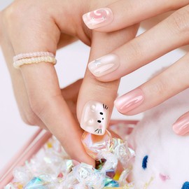Dashing Diva Magic Press Mellow Cat (Regular Round) Nail Tips