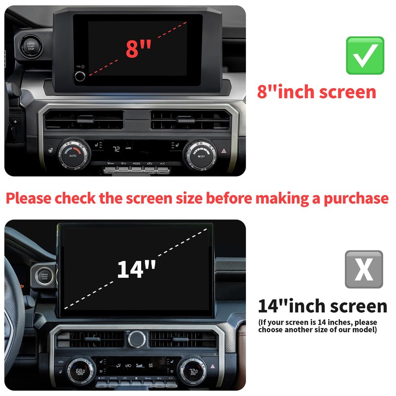 Polodunn Accessories for Toyota Tacoma 2024 2025 & 4Runner 2025