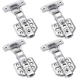 anchak 4 x 110 Degree Concealed Hinge Corner Stop Rustproof Cabinet Hinge Automatic Closing Automatic Hinge Damping Hinges for Kitchen Cabinet Wardrobe Cabinet Door Furniture - Corner Stop