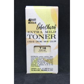 Wella Vintage Wella Color Charm Extra Mild Toner – T14 Silver Lady – 1.42 fl oz – NOS