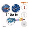 Dolores Reloj Digital De Pared Sala Modern Redond Silen 3d
