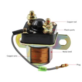 XuLong Starter Solenoid Relay for POLARIS XPLORER 400 4x4 1996 1997 1998 1999 2000 2001 2002/ XPLORER 300 4x4 1995 1996 1997 1998 1999 2000 ATV/MAGNUM 500 1999-2002 ATV