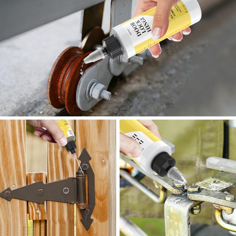 Qucship Upgraded Squeaky Hinge & Lock Lubricant Kit - 4