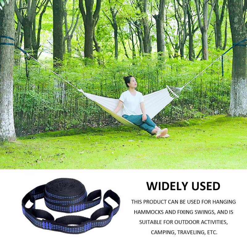 Pack of 2 Hammock Hanging Straps, 2 Pieces Carabiners, Outdoor