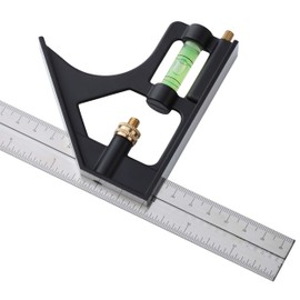 Mr. Pen- Combination Square, 12" Combo Square, Carpentry Tools, Carpenter Square, Woodworking Tools, Metal Ruler, Framing Square, T Square, T Ruler, Combination Square Set, Square Tool, Metal Square