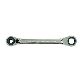 Laser Tools 6801 Reversible Ratchet Wrench 4 in 1, Silver