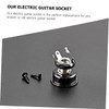 Kisangel Guitar Jack Socket Replacement Kit Durable Jack Plates for