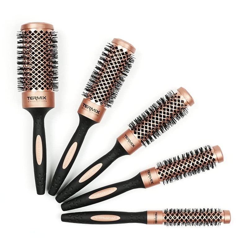 TERMIX - Professional Round Brush Evolution Gold Rose Diameter 23