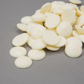 Ghirardelli Bulk Ghirardelli 5 lb Chocolate Wafers, White, Dark, Milk, Queen, Liquor - White Coating Wafers