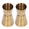 Tissting 2Pcs Double Head Cocktail Jigger, Stainless Steel Measure Jigger