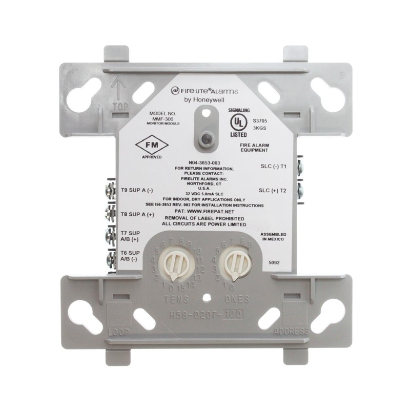Fire Lite Alarms MMF-300 Addressable Monitor Module Circuit Assembly Module