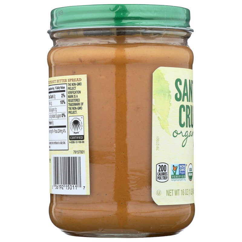 SANTA CRUZ PNUT BTTR ORG NS DRK CRNC 16 OZ