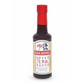 BUSHA BROWNES Spicy Jerk Sauce, 6 FZ