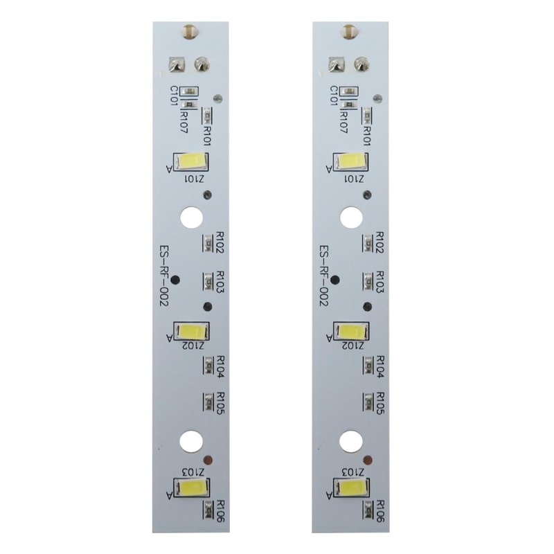 2pcs WR55X26671 Replacement Refrigerators LED Light Board Compatible for GE
