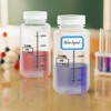 Pack of 2 Wide Mouth Plastic Bottles, 250 ml, Laboratory