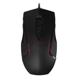 CHERRY MC 3.1, kabelgebunde Gaming-Maus, hochpräziser optischer 5.000 dpi Pixart-Sensor, 6 frei programmierbare Tasten, RGB-beleuchtet, symmetrisches Design, schwarz