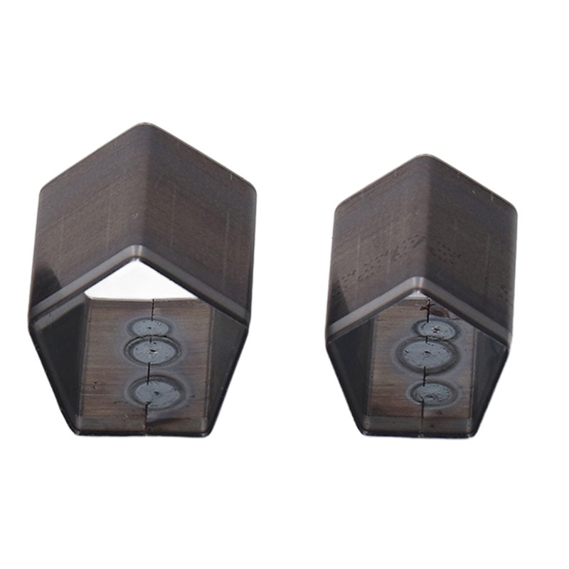 4Pcs Pentagon Cutting Punching Die Alloy Steel Leather Cutting Mold