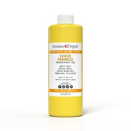 Aroma Depot 32 oz / 32 Ounce Coco Mango Unisex Perfume/Body Oil Our Interpretation, Premium Quality Uncut Fragrance Oil Soap, Candle Making & Incense