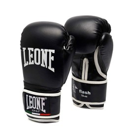 LEONE 1947, Junior Flash GN083J Unisex Child Boxing Gloves Black 4 oz