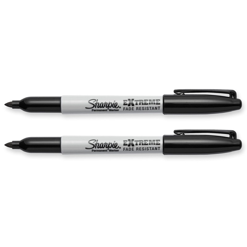 Sharpie Extreme Permanent Markers, 2-Pack, Black (1919845)