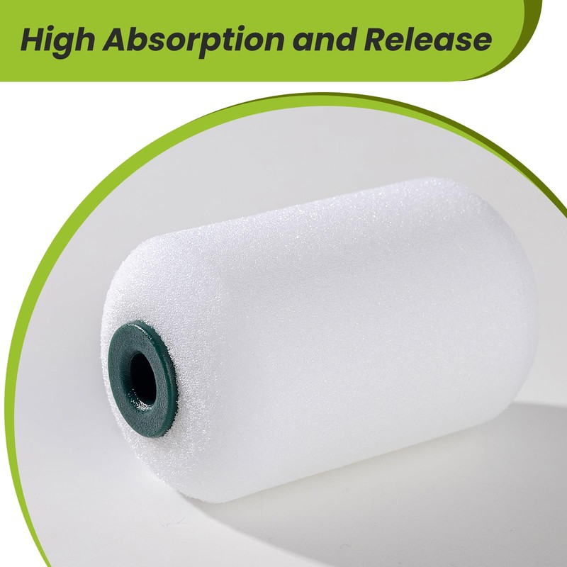 YiBaiBrush Foam Paint Roller, 12 Pack 2 Inch Paint Roller,