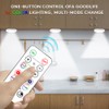 SIXDEFLY Wireless 16 Color Changing LED Puck Light 6 Pack