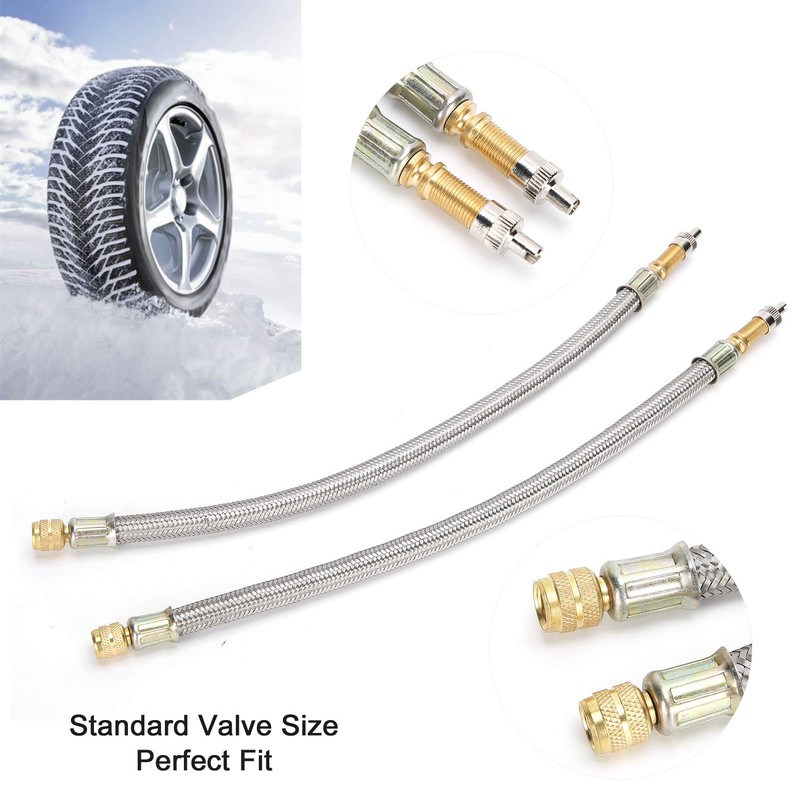 Valve Extension Valve Ex 2pcs Tire Valve Stem Extension 300mm/11.8in