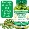 150 Moringa Capsules Made With USDA Certified Organic Moringa Leaf