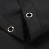 Sfoothome 180cm Wide x 200cm Long Black Shower Curtain,Waterproof Shower