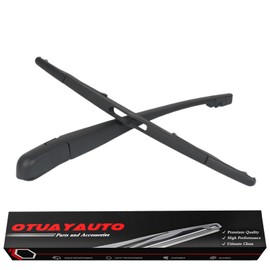 OTUAYAUTO Rear Windscreen Wiper Compatible with Peugeot 106 95-05, Peugeot 206 98-09, Peugeot 206+ 09-13, Windscreen Wiper Rear Wiper Arm with Wiper Blades, Length: 350 mm