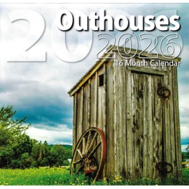 2026 Outhouses Full Size Wall Calendar for Planning, Scheduling, and Organizing