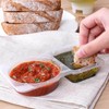 40-Count Reusable Plastic Condiment Double Compartment Snack & Sauce with