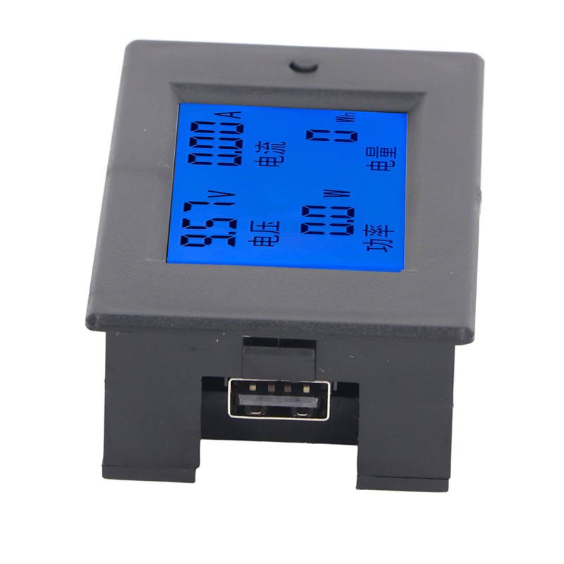 Battery Monitor Meter DC Digital Voltmeter Ammeter Power Meter for