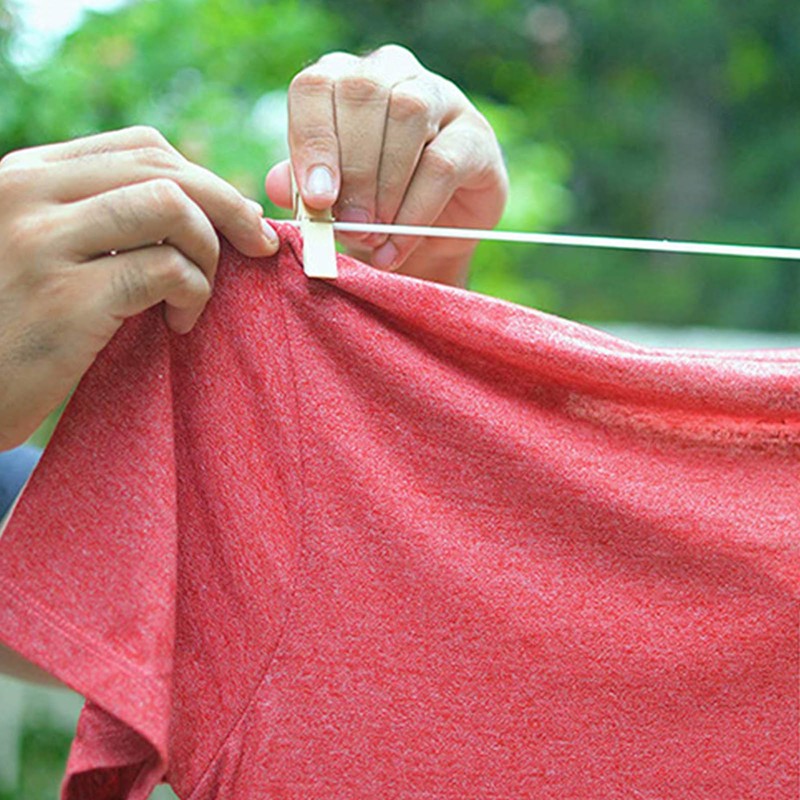 Retractable Clothesline Telescopic Punch Free Indoor Outdoor Thickened Invisible Cloth