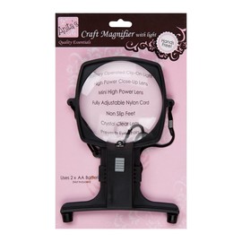 Anita's Magnifier With Light, No Hands Needed, For Crafts & Detailed Work, High Power Close-Up Lens 2.5 Magnifier, Adjustable Cord To Wear Around Your Neck, Magnifier Allows You To Read Small Print