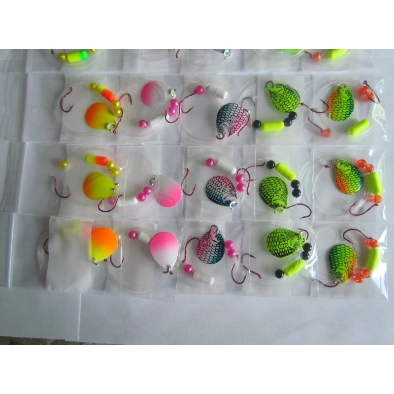 Colorado Spinner Harness 30 Spinner Floater Rigs Leech Minnow Crawler