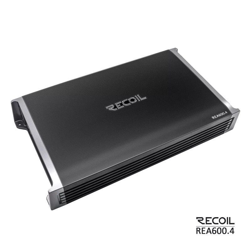 Recoil REA600.4 1040 Watts Full-Range Class A/B 4-Channel Car Audio