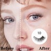 Kiusatig Half Lashes Fluffy Wispy Cat Eye Lashes 3/4 Lashes