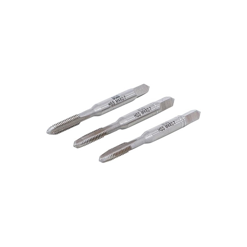 3-piece M4 x 0.7 Tap Set
