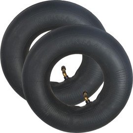 2-Pack 4.10/3.50-4 Inner Tube with TR-87 Bent Valve Stem for Wheelbarrows, Mowers, Hand Trucks,Heavy Duty and More 3.50-4 Tire