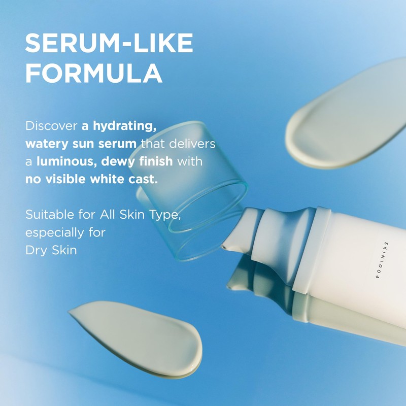 SKIN1004 Centella Hyalu-Cica Water-Fit Sun Serum UV, Korean Sunscreen SPF
