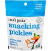 Ricks Picks, Snacking Pickle Spears Garlic Dill, 2.2 Ounce