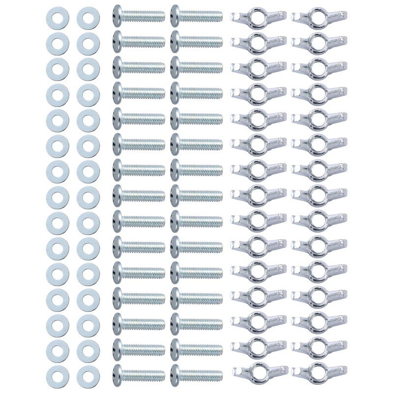 30 Sets 1/4"-20 x 1 Screws Bolts with Wing Nuts