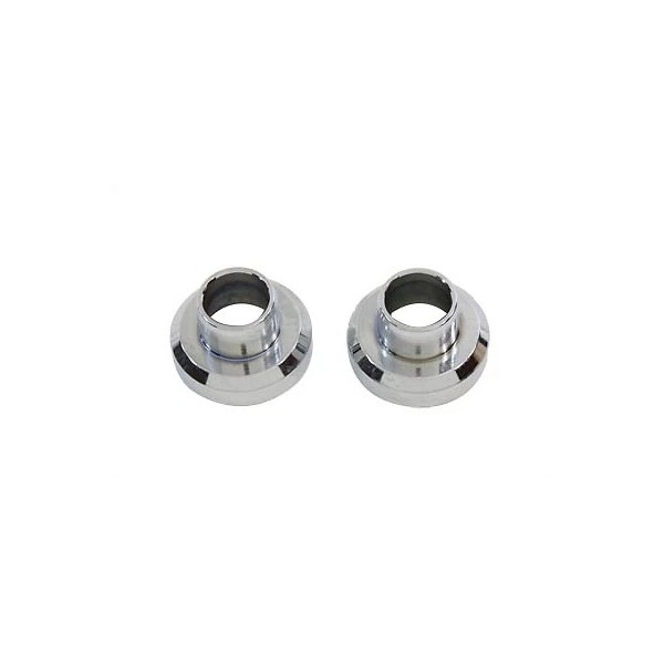 V-Twin Manufacturing Chrome Fork Neck Cup Set For Harley 1960-1984