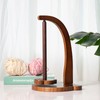 Yarn Holder for Knitting, Wooden Yarn Spinner for Crocheting, Magnetic