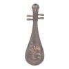 Incense Burner Holder Unique Chinese Lute Design Premium Copper Sturdy
