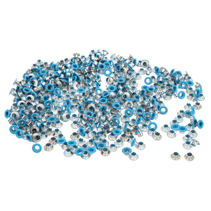 500Pcs Eyelet Grommet Round Edge Color Fine Workmanship Good Toughness