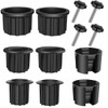 12 Pcs Patio Umbrella Base Parts, Plastic Parasol Stand Replacement