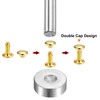 QUARKZMAN 100 Sets Leather Rivets 8 mm x 6 mm