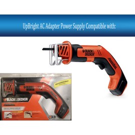 UpBright 9V AC Adapter Compatible with Black & Decker CHS6000 Recip-Saw CHS 6000 6V DC Rechargeable B&D Handisaw Cordless UA-090010B UA090010B 90500144 90509774 UA-0901 UA090010E Power Battery Charger